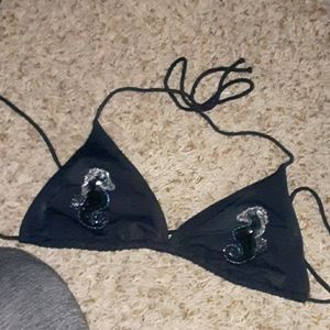Beaded seahorse bikini